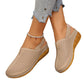 Perforerte kilehæl-slingback-sandaler for kvinner