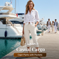 ⏳Tidsbegrenset tilbud⏰Casual cargo-capri-bukser for damer – praktiske lommer, behagelig passform, allsidig stil 🌟