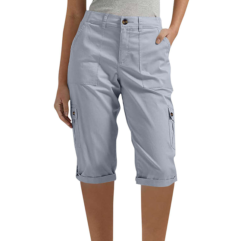 ⏳Tidsbegrenset tilbud⏰Casual cargo-capri-bukser for damer – praktiske lommer, behagelig passform, allsidig stil 🌟