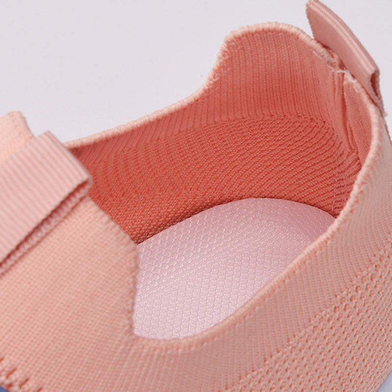 Pustevennlige slip-on-joggesko i mesh for kvinner