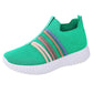 Pustevennlige slip-on-joggesko i mesh for kvinner