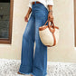 👖 LIMITED-TIME 50% OFF! ✨ Women's Stretch Straight Leg Jeans – High Rise, Washed Finish, Soft Stretch 🌿