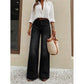 👖 LIMITED-TIME 50% OFF! ✨ Women's Stretch Straight Leg Jeans – High Rise, Washed Finish, Soft Stretch 🌿