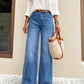 👖 LIMITED-TIME 50% OFF! ✨ Women's Stretch Straight Leg Jeans – High Rise, Washed Finish, Soft Stretch 🌿