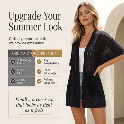 Lett sommercardigan for kvinner