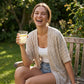 Lett sommercardigan for kvinner