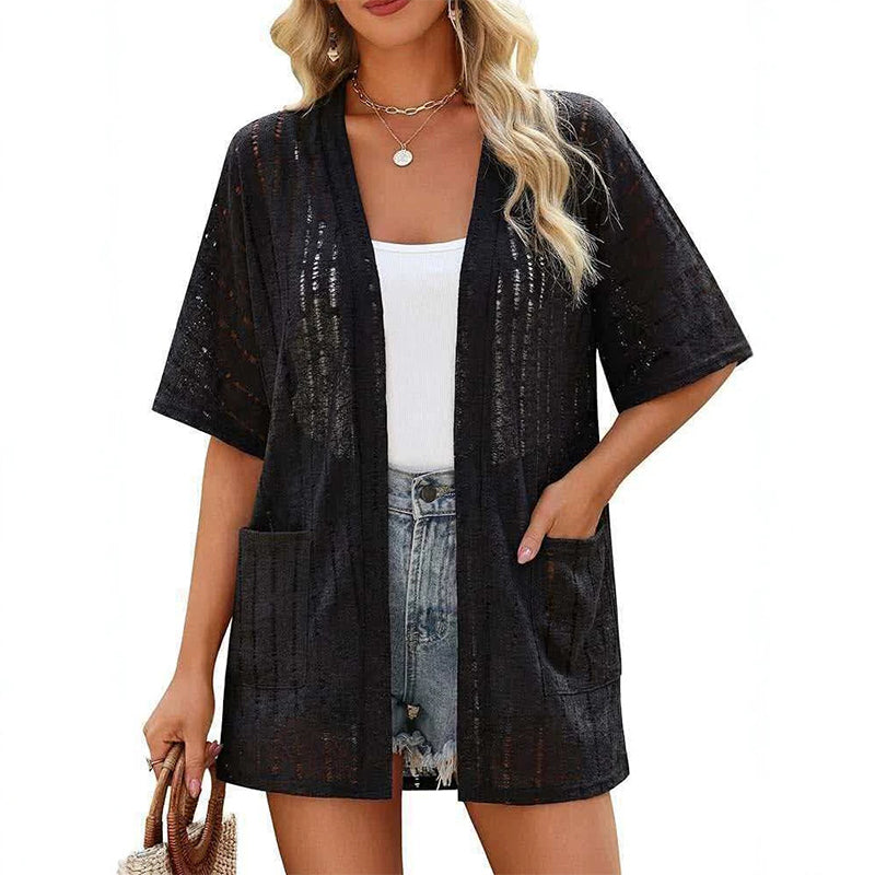 Lett sommercardigan for kvinner