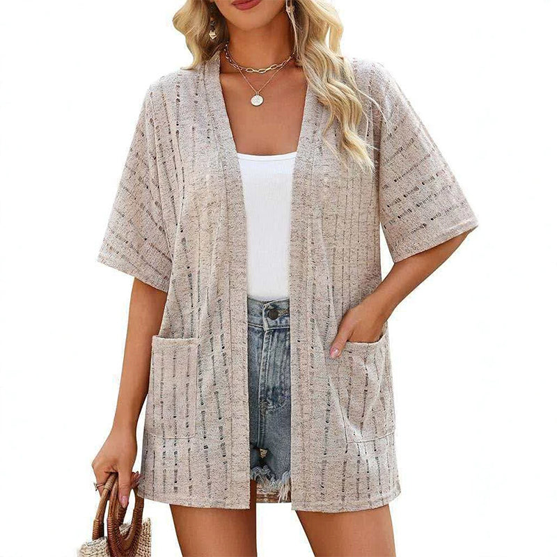 Lett sommercardigan for kvinner