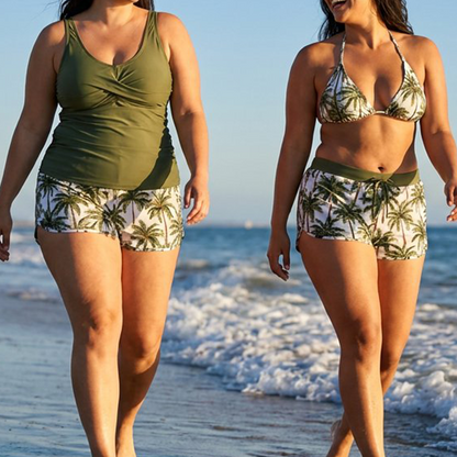 🏖️ Allsidig tankini-sett i 3 deler — Perfekt til stranden, ferien, bassengfester og cruise