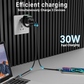 🎉 2026-tilbud!🔌3-i-1 trådløs vegglader for klokker – 30 W hurtiglading og magnetisk dockingstasjon ⚡