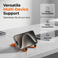 📱Mini-telefonstativ i aluminium med nøkkelring, sammenleggbar skrivebordsstøtte – liten gadget, stor praktisk nytte✨