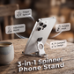 ⌛✨Tidsbegrenset tilbud – 3-i-1-spinner-telefonstativ – liten størrelse, stor praktisk nytte📱