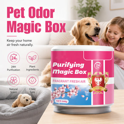Gel mot kjæledyrlukt 160 g – Purifying Magic Box