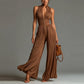 📢⏰Jumpsuit med flytende plissering