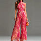 📢⏰Jumpsuit med flytende plissering