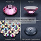 Blendende 3 mm resin-rhinestone-sett