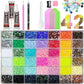 Blendende 3 mm resin-rhinestone-sett