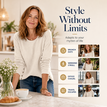 ✨🛍️Nyhet – Linbluse med avslappet passform – Luftig komfort og klassisk stil for uformelle dager 🍃