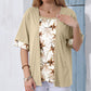 Women’s Summer Floral Print Fake 2-Piece Top