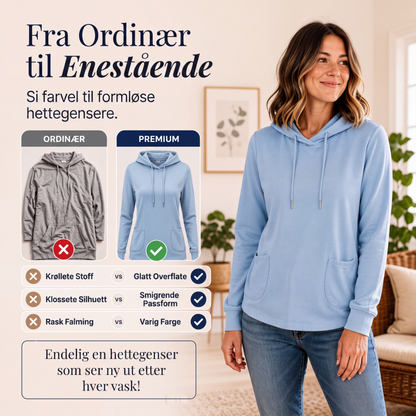 Uformell damegenser med snøring og lommer