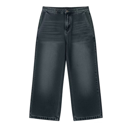 Kort jeans med rett ben til damer