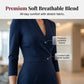 Elegant bodycon-kjole med stående krage og V-hals