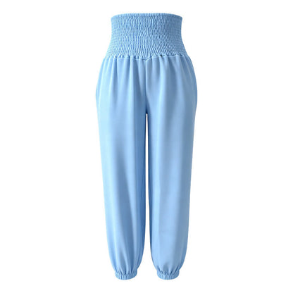 🌸Spesialtilbud: 50 % rabatt💖Harembukser for damer med smocket midje i fritidsstil