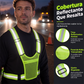 🦺✨ Refleksvest med høy synlighet – Praktisk lomme, behagelig passform og full sikkerhet for løping både dag og natt 🌙🏃‍♂️
