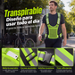 🦺✨ Refleksvest med høy synlighet – Praktisk lomme, behagelig passform og full sikkerhet for løping både dag og natt 🌙🏃‍♂️