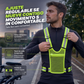 🦺✨ Refleksvest med høy synlighet – Praktisk lomme, behagelig passform og full sikkerhet for løping både dag og natt 🌙🏃‍♂️