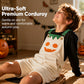 Halloween-overalls i kordfløyel for barn – shorts med seler og lommer