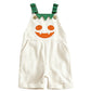 Halloween-overalls i kordfløyel for barn – shorts med seler og lommer
