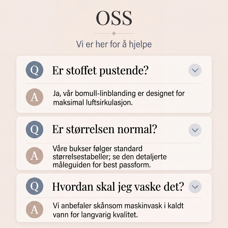 Uformelle videbukser med snøring for kvinner