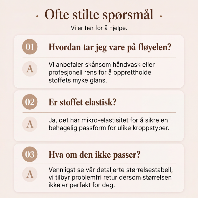 Elegant fløyels-topp med V-hals for kvinner