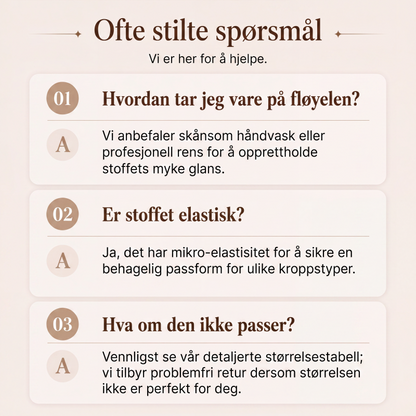 Elegant fløyels-topp med V-hals for kvinner