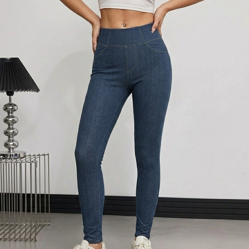 Leggings med høy midje og rumpeheving for kvinner