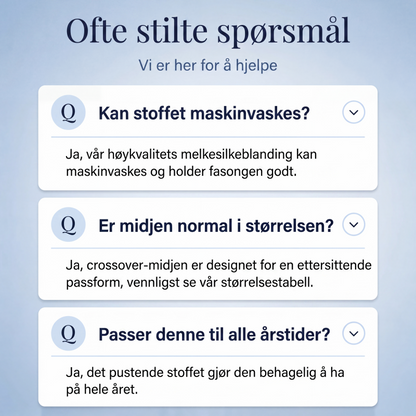 Elegant midi-kjole med V-hals for kvinner