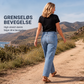 Uformelle rettbens jeans for kvinner