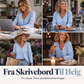 Dame casual V-hals langermet bluse