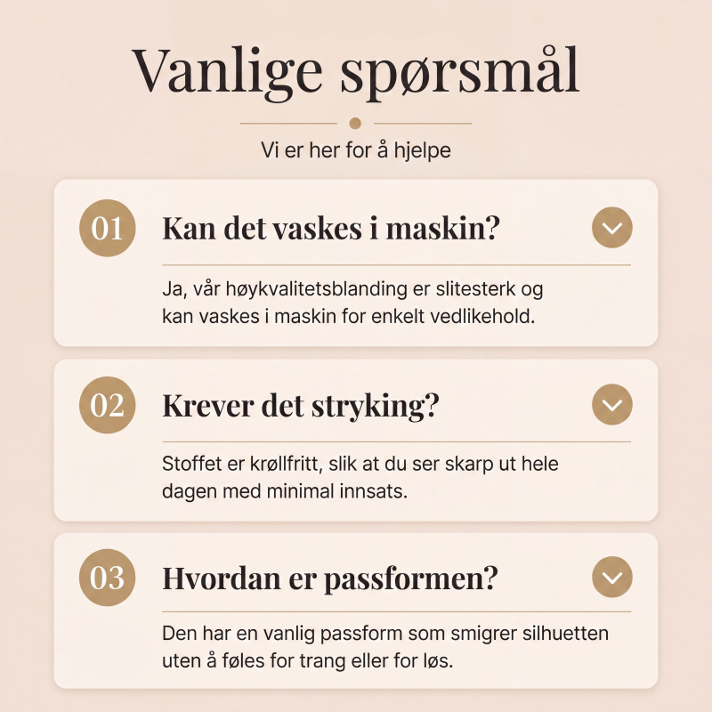 Dame allsidig silkeaktig sateng langermet skjorte