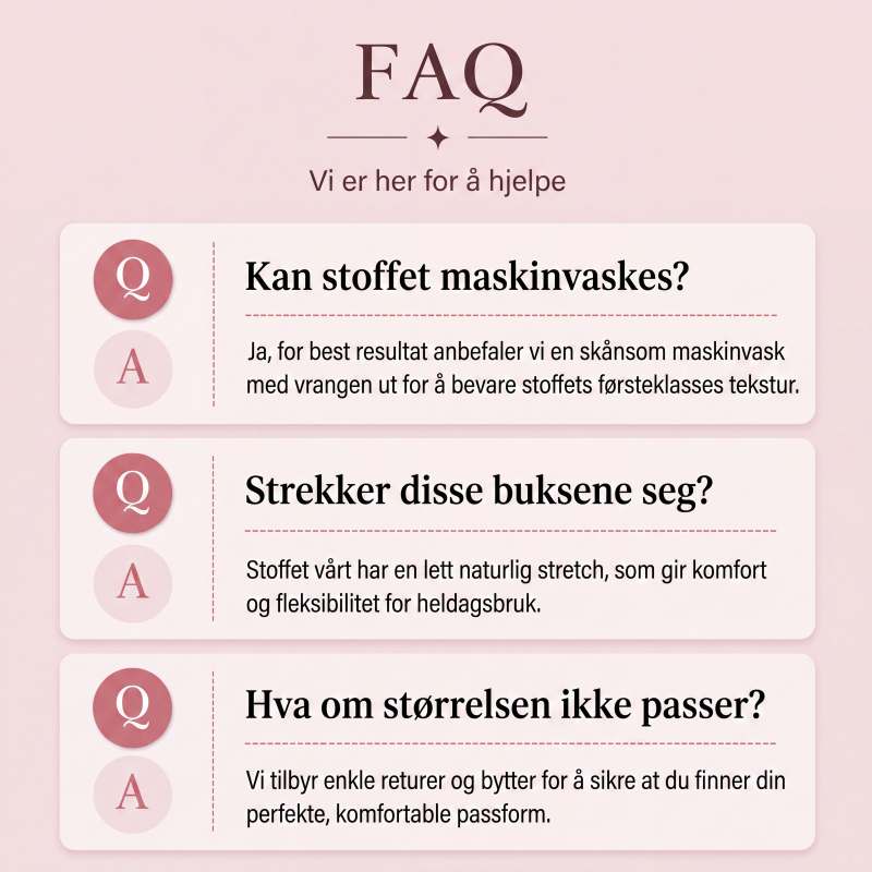 Elegante høytaljede vide dressbukser for kvinner