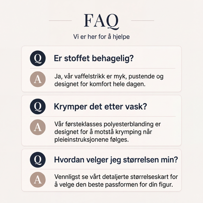 Herre waffelstrikket langermet Henley-skjorte