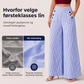 Høytaljede stripete vide bukser