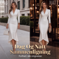 Elegant satengmidi-kjole for kvinner