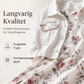 Sett med blomstret maxikjole og kort jakke for kvinner