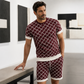 Uformelt 2-delt sett for menn: genser og shorts