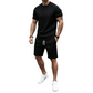 Uformelt 2-delt sett for menn: genser og shorts