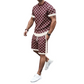 Uformelt 2-delt sett for menn: genser og shorts