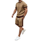 Uformelt 2-delt sett for menn: genser og shorts