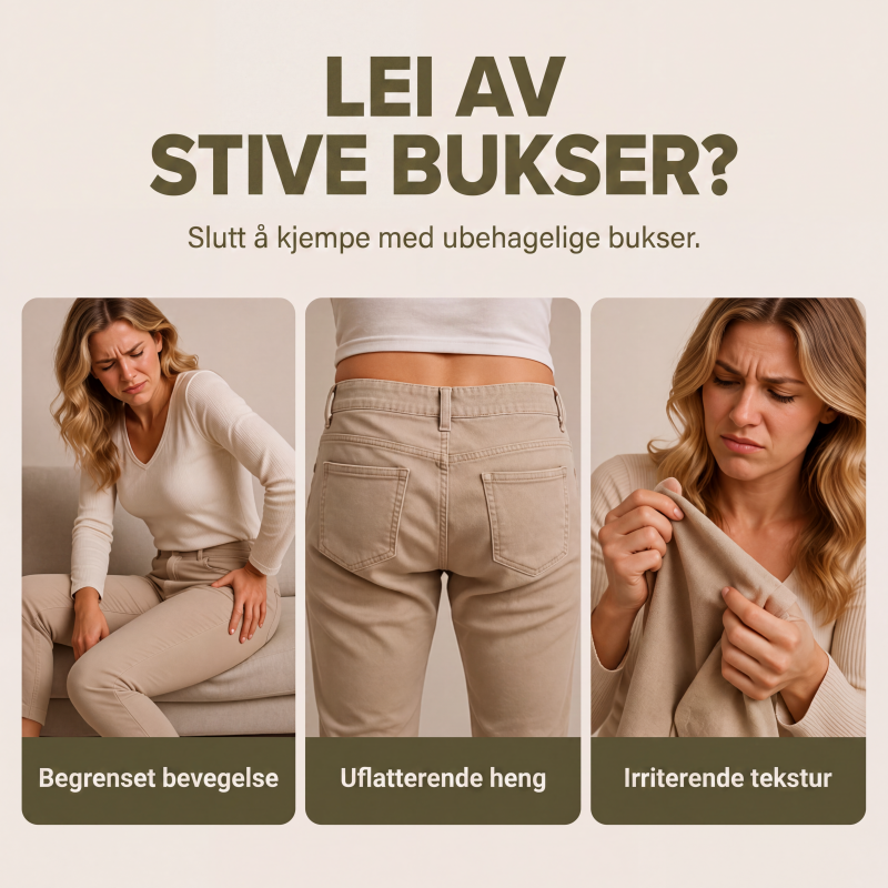Chic stretch slanke jeans for kvinner